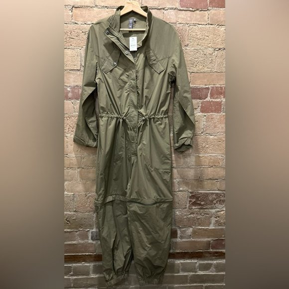 SWEATY BETTY NWTInterstellar Boilersuit in moss green Sz XS - Picture 3 of 10